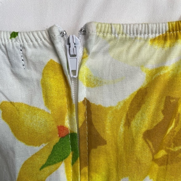 Flower Print ruched top Dress Spaghetti Strap Aline Sleeveless tule Dress - Picture 6 of 11